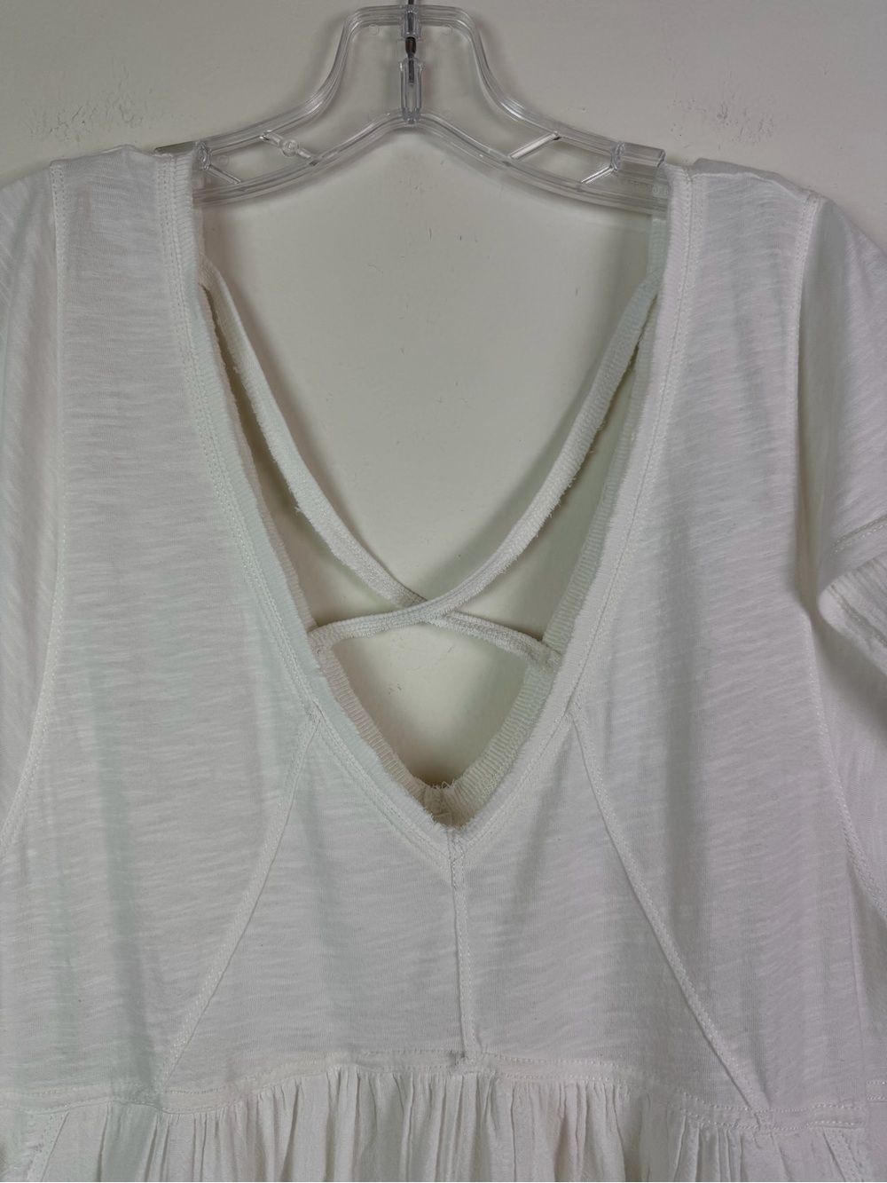 Anthropologie Daily Practice Eyelet Hem Mini Dress Size M - Picture 5 of 15